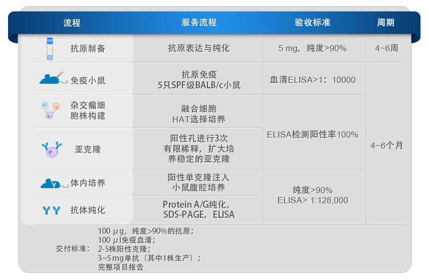 单克隆抗体制备流程